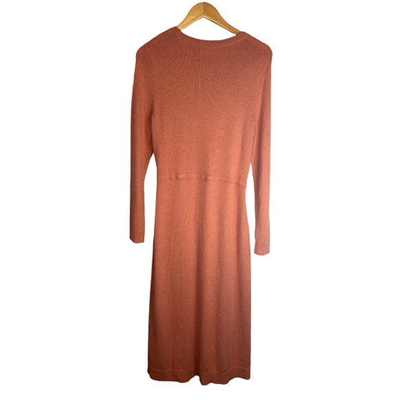 Pure Jill J Jill Pocket Casual Waist Drawstring Midi Sweater Dress Women's Small - Picture 3 of 7